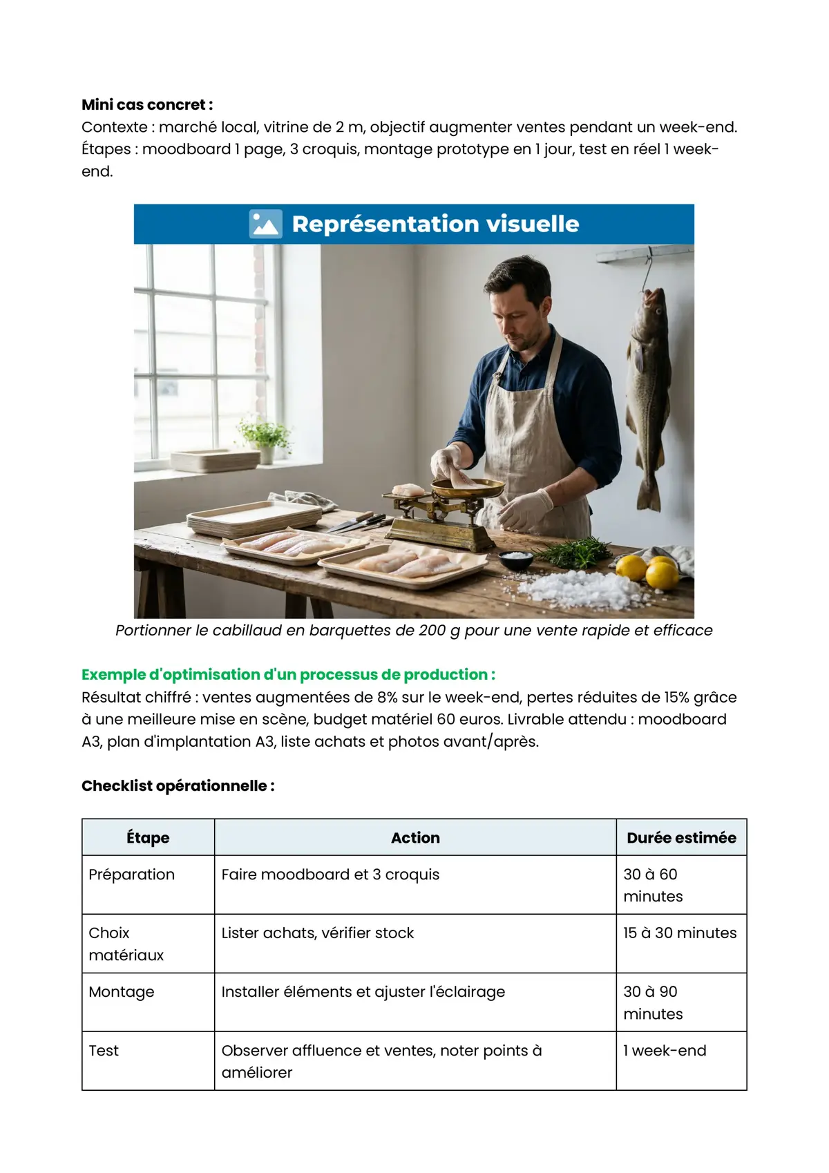 Example Fiche de Révision CAP Poissonnier