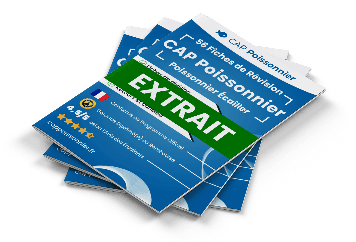 Extrait Fiches Révision gratuites CAP Poissonnier