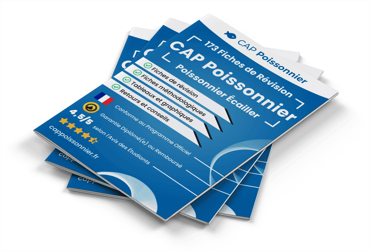 173 Fiches de Révision pour le CAP Poissonnier